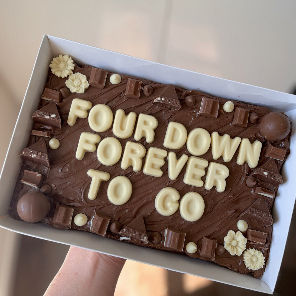 Custom Text Brownie image 3