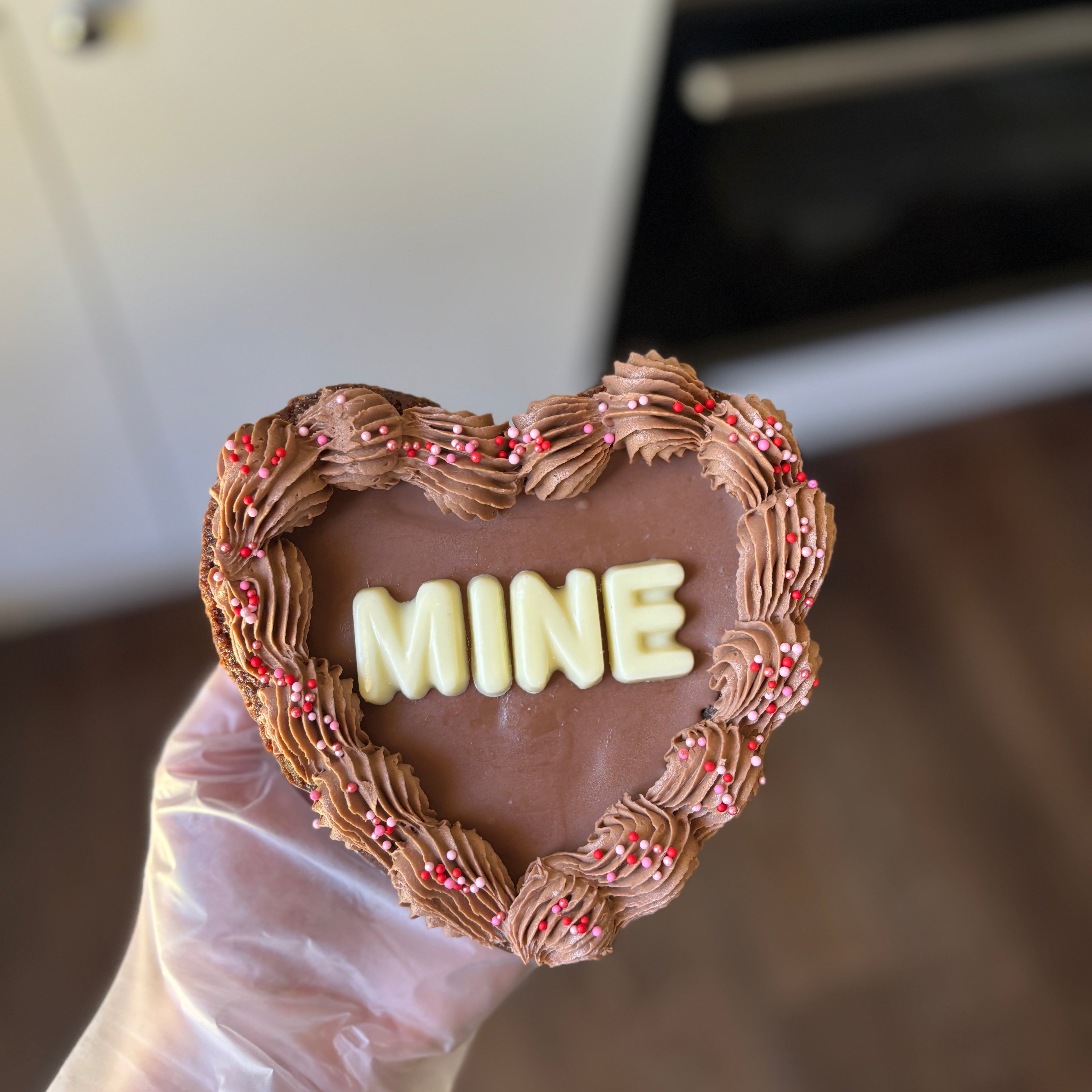 Mini Heart Brownie