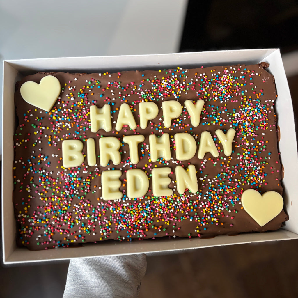 Custom Message Brownie