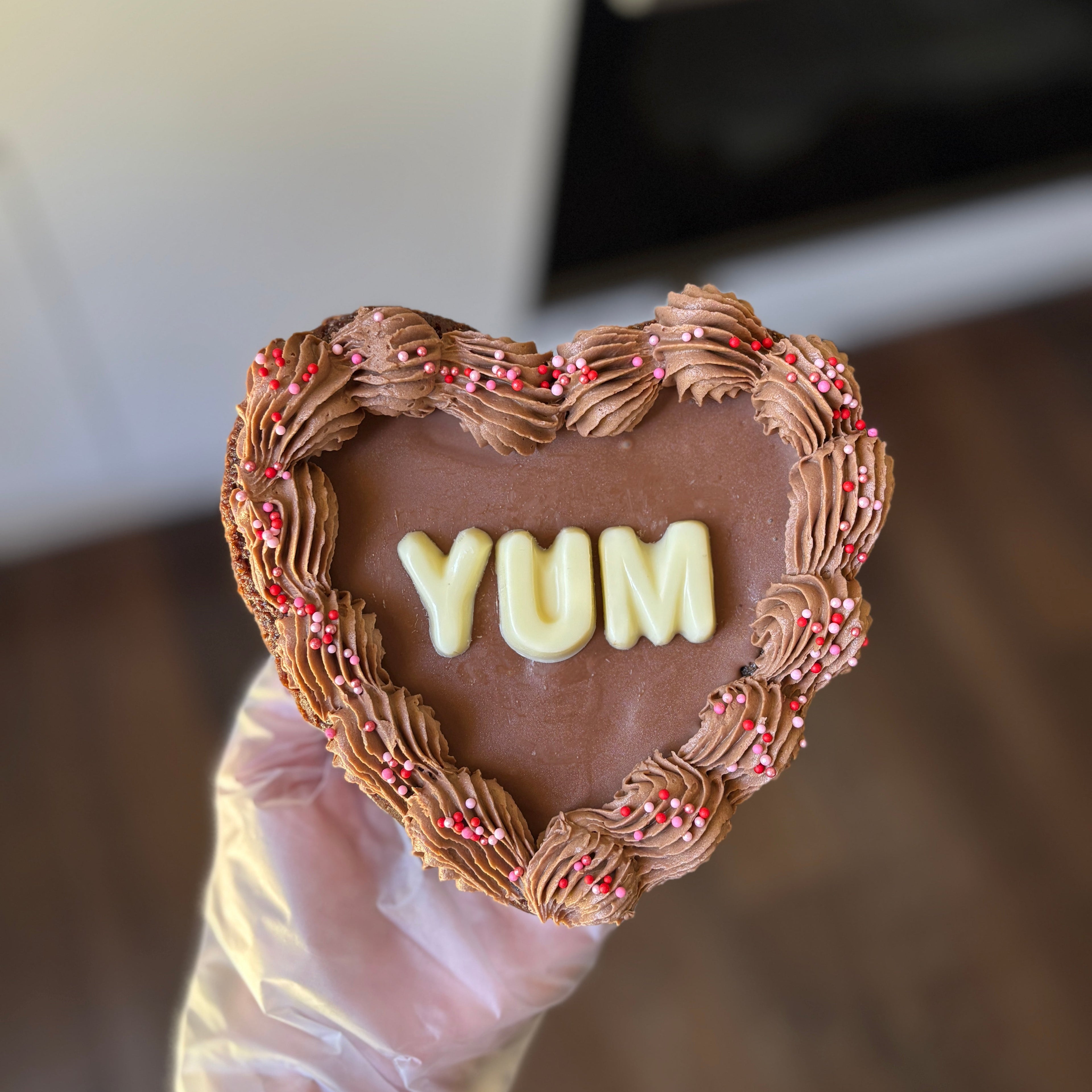 Mini Heart Brownie