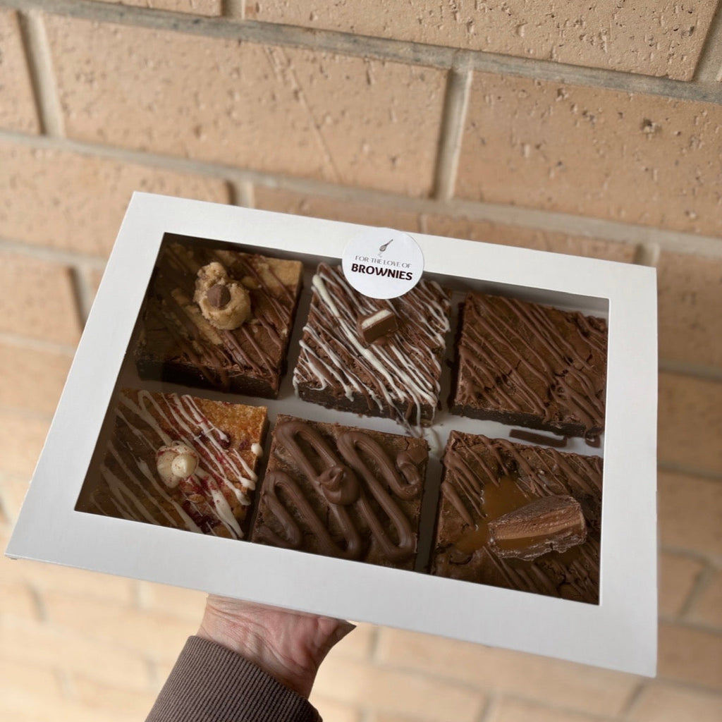 Mixed Box of 6 Brownies