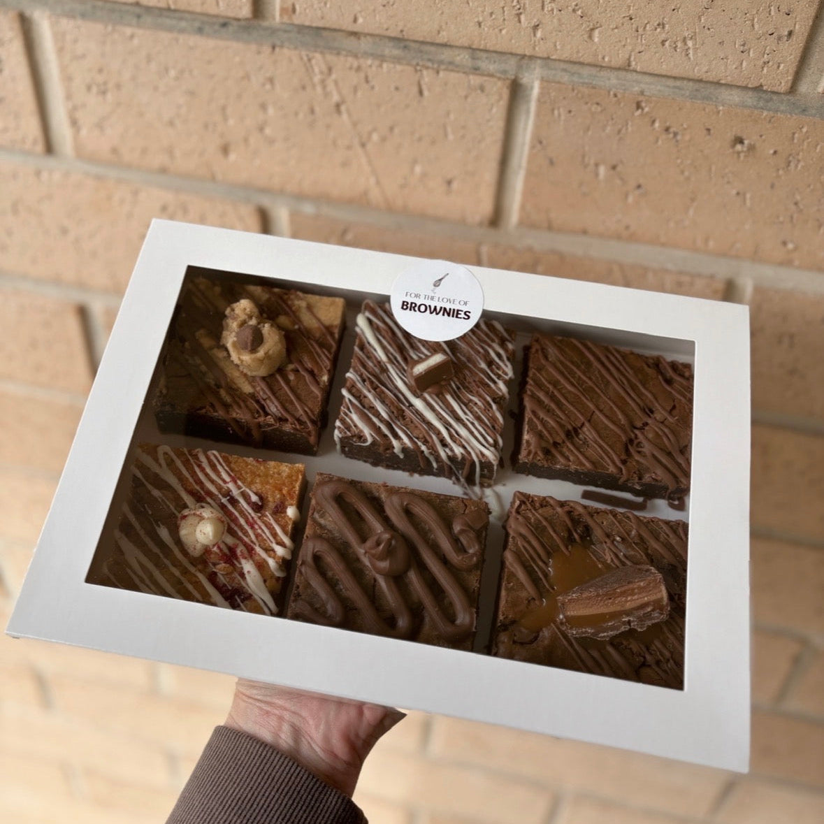 Mixed Box of 6 Brownies