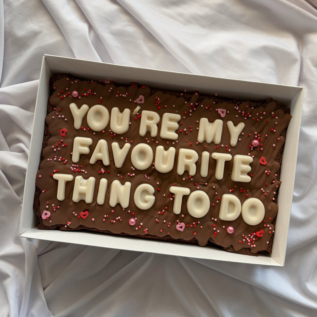 Custom Message Brownie
